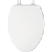 Bemis 7300SLEC Elongated Plastic Toilet Seat in White Featuring Easy·Clean® and Whisper·Close® - White