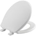 Bemis 730SL Round Hospitality Plastic Toilet Seat in White with Stay·Tite® Seat Fastening System™ and Whisper·Close® - White