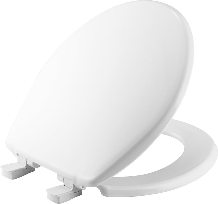 Bemis 730SLEC Round Plastic Toilet Seat in White Featuring Easy·Clean® and Whisper·Close® - White