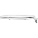 Bemis 7600T Elongated Hospitality Plastic Toilet Seat in White with Stay·Tite® Commercial Fastening System™ - White