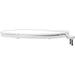 Bemis 7650TDG Elongated Open Front With Cover Hospitality Plastic Toilet Seat in White with Stay·Tite® Commercial Fastening System™ and DuraGuard® - White