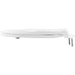 Bemis 790TDGSL Round Hospitality Commercial Plastic Closed Front with Cover Toilet Seat in White Featuring Stay·Tite® Commercial Fastening System™, Whisper·Close®, Super·Grip® Bumpers, and DuraGuard® - White