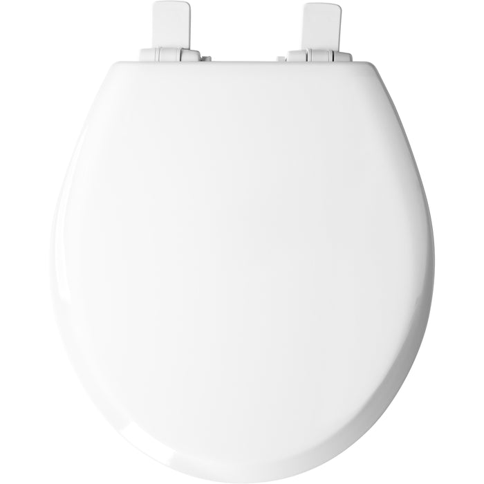 Bemis 888SLOW NextStep2® Round Enameled Wood Potty Training Toilet Seat in White Featuring Stay·Tite® Seat Fastening System™, Whisper·Close®, Precision·Fit®, and Easy·Clean® - White