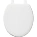 Bemis BB540 Church Baby Bowl Enameled Wood Toilet Seat in White with Top·Tite® hinges - White