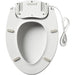 Bemis H1900NL Radiance™ Elongated Plastic Heated Toilet Seat in White Featuring Stay·Tite® Seat Fastening System™, Whisper·Close®, Precision·Fit® and Super·Grip® Bumpers - White