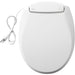 Bemis H900NL Radiance™ Round Plastic Heated Toilet Seat in White Featuring Stay·Tite® Seat Fastening System™, Whisper·Close®, Precision·Fit® and Super·Grip® Bumpers - White