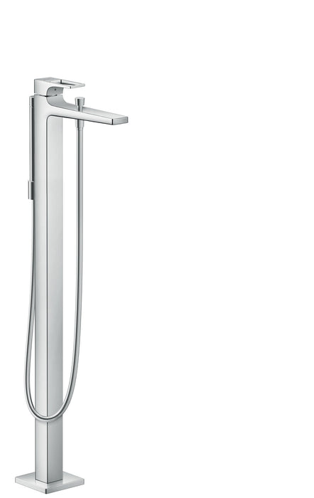 hansgrohe Metropol Freestanding Tub Filler Trim with Loop Handle and 1.75 GPM Handshower