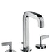 AXOR Citterio Widespread Faucet 170 with Lever Handles and Pop-Up Drain, 1.2 GPM