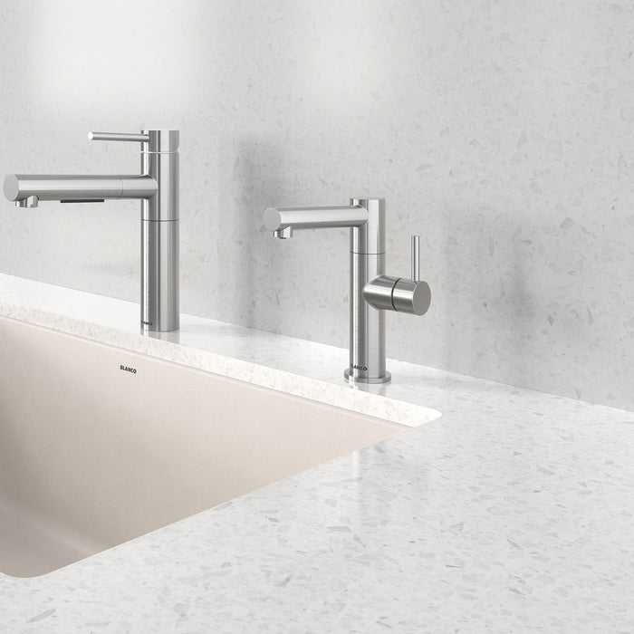 Pvd Steel - BLANCO Alta II Low Arc Beverage Faucet - RO Compatible