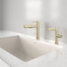 Satin Gold - BLANCO Alta II Low Arc Pull-Out Dual-Spray Kitchen Faucet