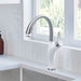 Pvd Steel/White - BLANCO Artona Pull-Down Dual-Spray Kitchen Faucet
