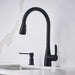 Matte Black - BLANCO Atura Pull-Down Dual-Spray Kitchen Faucet