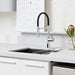 Chrome - BLANCO Catris Flexo Semi-Pro Pull-Down Dual-Spray Kitchen Faucet