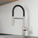 Pvd Steel - BLANCO Catris Flexo Semi-Pro Pull-Down Dual-Spray Kitchen Faucet