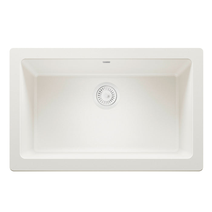 White - BLANCO Color-Coordinated Metal Disposal Flange