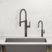 Satin Dark Steel - BLANCO Culina II High Arc Beverage Faucet - RO Compatible