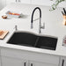 Anthracite - BLANCO Diamond SILGRANIT 32" 60/40 Double Bowl Undermount Kitchen Sink