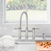 Chrome - BLANCO Empressa Pull-Down Dual-Spray Bridge Faucet