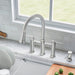 Chrome - BLANCO Empressa Pull-Down Dual-Spray Bridge Faucet