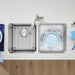 BLANCO Formera 33" 50/50 Double Bowl Undermount Stainless Steel Kitchen Sink