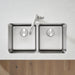 BLANCO Formera 33" 50/50 Double Bowl Undermount Stainless Steel Kitchen Sink