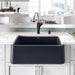 Anthracite - BLANCO Ikon SILGRANIT 30" Single Bowl Apron-Front Farmhouse Sink