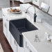 Anthracite - BLANCO Ikon SILGRANIT 30" Single Bowl Apron-Front Farmhouse Sink
