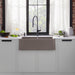 Volcano Gray - BLANCO Ikon SILGRANIT 30" Single Bowl Apron-Front Farmhouse Sink
