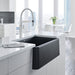 Anthracite - BLANCO Ikon SILGRANIT 33" Single Bowl Apron-Front Farmhouse Sink