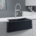 Anthracite - BLANCO Ikon SILGRANIT 33" Single Bowl Apron-Front Farmhouse Sink