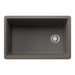 Volcano Gray - BLANCO Inteos SILGRANIT 30" Single Bowl Reversible Undermount Workstation Kitchen Sink