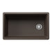 Café - BLANCO Inteos SILGRANIT 33" Single Bowl Reversible Undermount Workstation Kitchen Sink