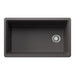 Cinder - BLANCO Inteos SILGRANIT 33" Single Bowl Reversible Undermount Workstation Kitchen Sink