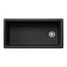 Anthracite - BLANCO Inteos SILGRANIT 39" Single Bowl Reversible Undermount Workstation Kitchen Sink