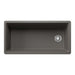 Volcano Gray - BLANCO Inteos SILGRANIT 39" Single Bowl Reversible Undermount Workstation Kitchen Sink