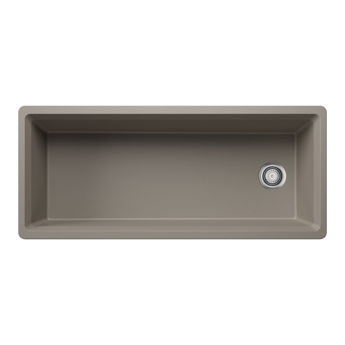 Truffle - BLANCO Inteos SILGRANIT 45" Single Bowl Reversible Undermount Workstation Kitchen Sink