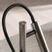 Satin Platinum - BLANCO Luneoo Pull-Down Dual-Spray Kitchen Faucet with Push Button Activation