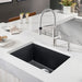 Anthracite - BLANCO Precis SILGRANIT 24" Single Bowl Undermount Kitchen Sink