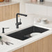 Anthracite - BLANCO Precis SILGRANIT 32" Super Single Undermount Kitchen Sink