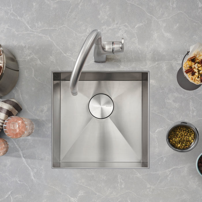 BLANCO Quatrus R0 17" Stainless Steel Undermount Bar Sink