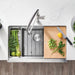 BLANCO Quatrus R15 Ergon 33" Single Bowl Apron-Front Stainless Steel Farmhouse Sink