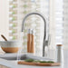 Pvd Steel - BLANCO Rivana High-Arc Pull-Down Dual-Spray Kitchen Faucet