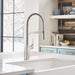 Pvd Steel - BLANCO Rivana Semi-Pro Pull-Down Dual-Spray Kitchen Faucet