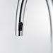 Chrome/Coal Black - BLANCO Urbena Pull-Down Dual-Spray Kitchen Faucet