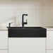 Coal Black - BLANCO Vintera SILGRANIT 30" Single Bowl Apron-Front Farmhouse Sink