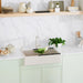 Soft White - BLANCO Vintera SILGRANIT 30" Single Bowl Apron-Front Farmhouse Sink