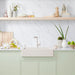 Soft White - BLANCO Vintera SILGRANIT 30" Single Bowl Apron-Front Farmhouse Sink