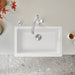 White - BLANCO Vintera SILGRANIT 30" Single Bowl Apron-Front Farmhouse Sink