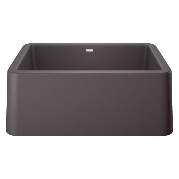 BLANCO 402315 Ikon 27" Apron Single Bowl Farmhouse Sink - Cinder