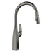 BLANCO Rivana High Arc Pull-Down Dual-Spray Kitchen Faucet - Satin Dark Steel